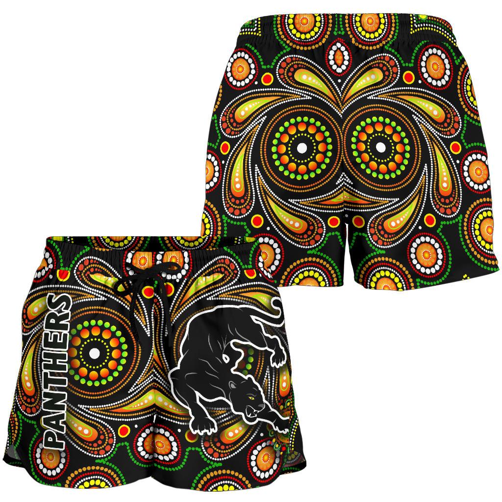 Penrith Women Shorts Panthers Indigenous Vibes - Vibe Hoodie