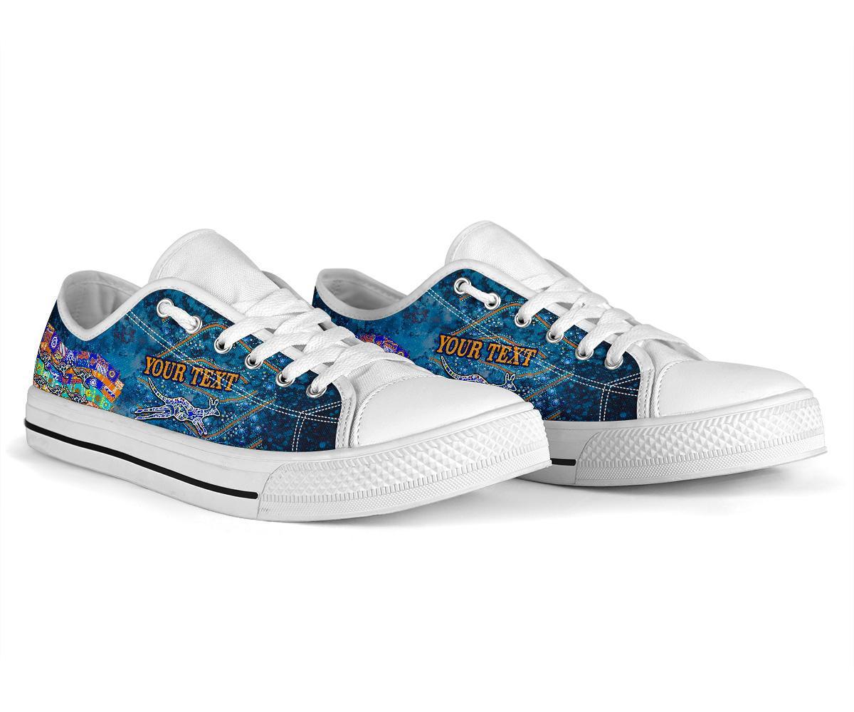 custom-text-low-top-shoes-kangaroo-dreaming