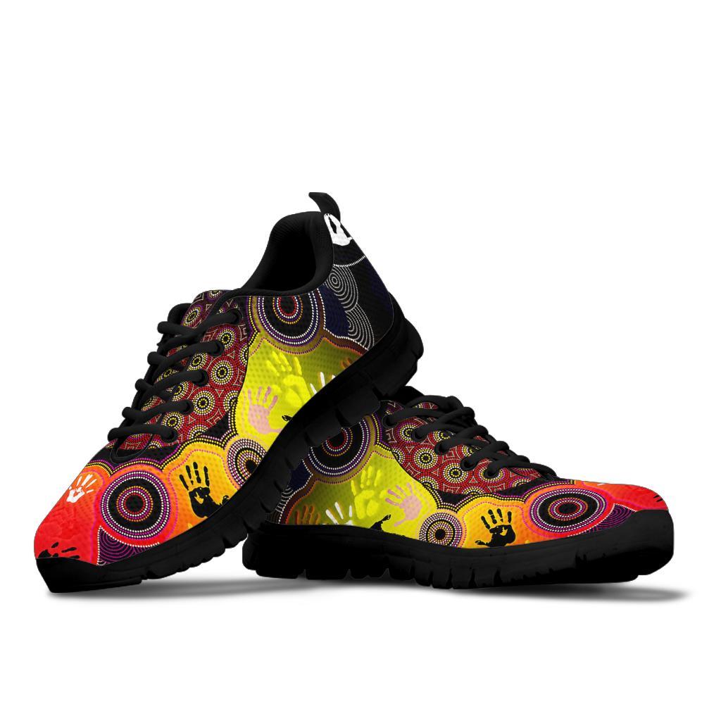aboriginal-sneakers-indigenous-circle-dot-painting-hand-art