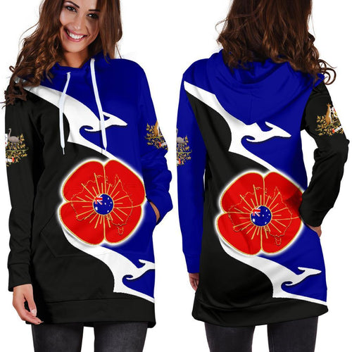 anzac-hoodie-dress-lest-we-forget-poppy-map-kangaroo-blue