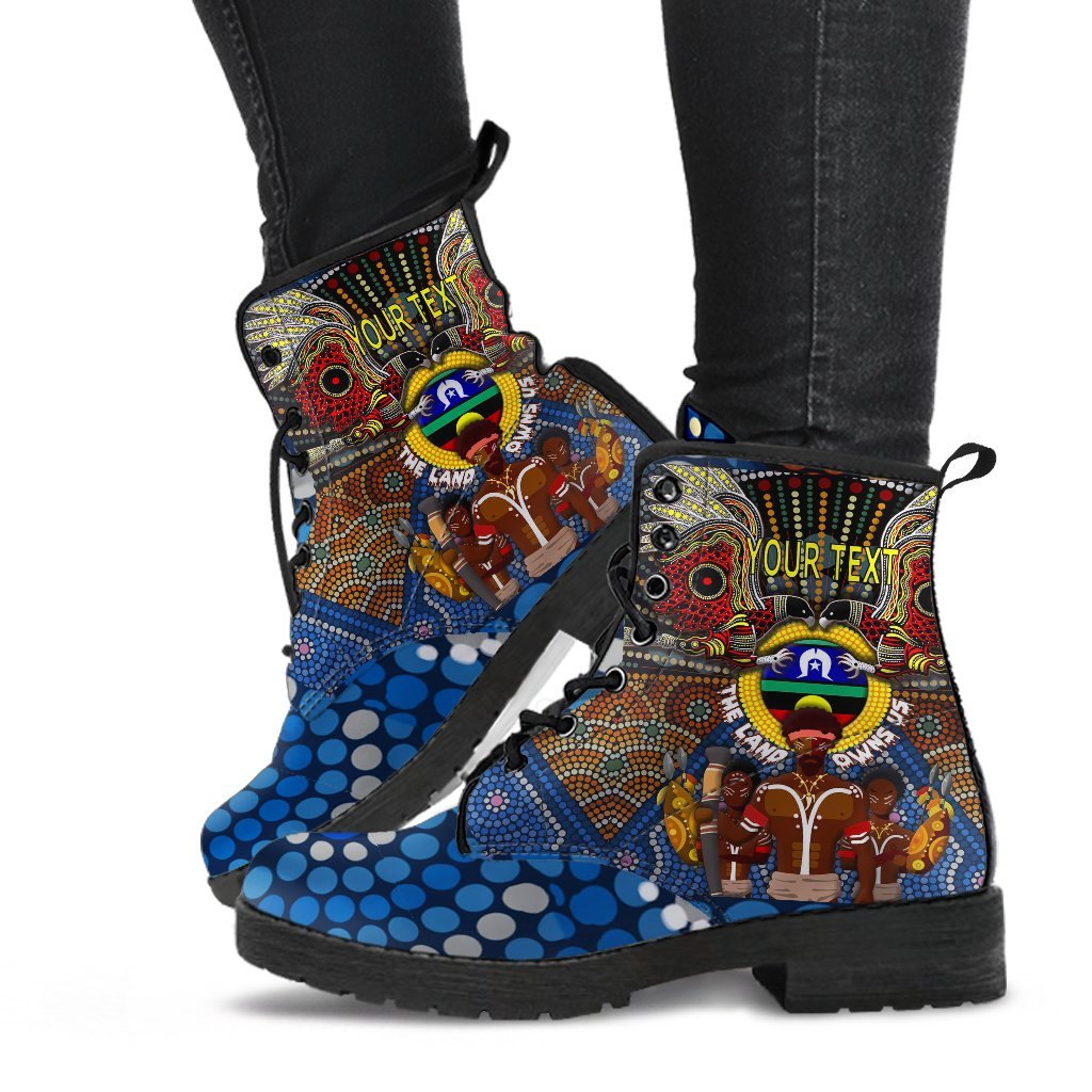 custom-text-the-land-owns-us-leather-boots