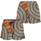 Aboriginal Shorts, Indigenous Dot Painting Short Women 07 - Vibe Hoodie