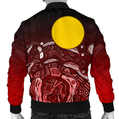 aboriginal-mens-bomber-jacket-red-landscape