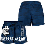 Carlton Blues All Over Print Women's Shorts Anzac Day Army Patterns - Vibe Hoodie