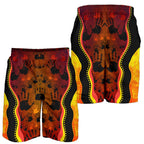 aboriginal-shorts-indigenous-rock-painting-hand-art-golden-style-men
