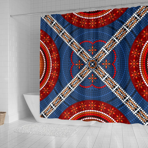 shower-curtain-aboriginal-dot-painting-curtain