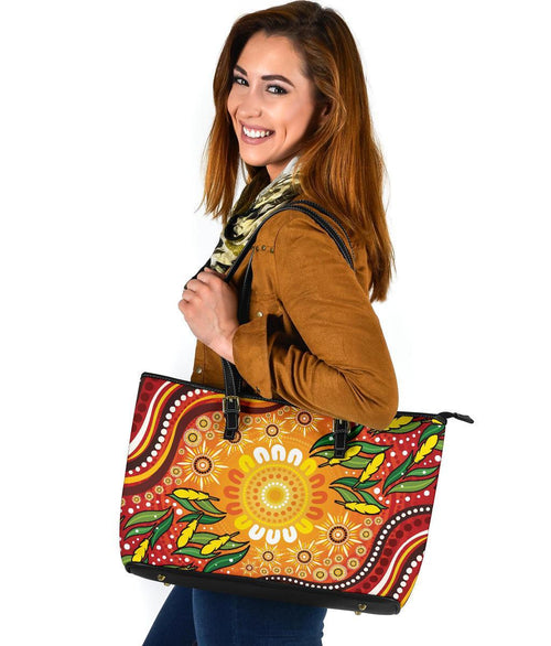 leather-tote-bag-indigenous-circle-leaf-patterns