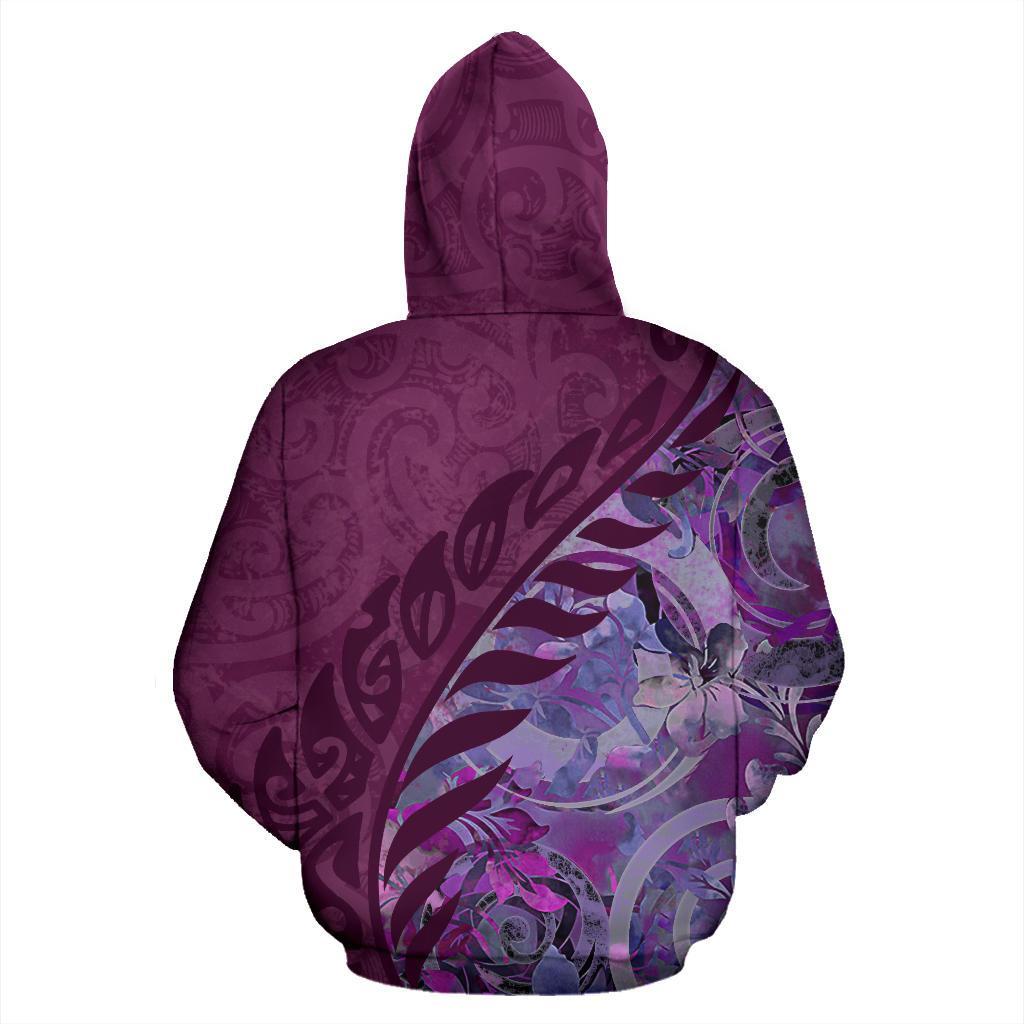 new-zealand-silver-fern-flowers-garden-amethyst-hoodie