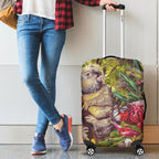 koala-luggage-cover-3d-koala-with-waratah-flower-suitcase-cover