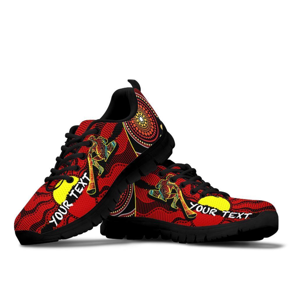 custom-sneakers-australia-aboriginal-dots-with-didgeridoo-black