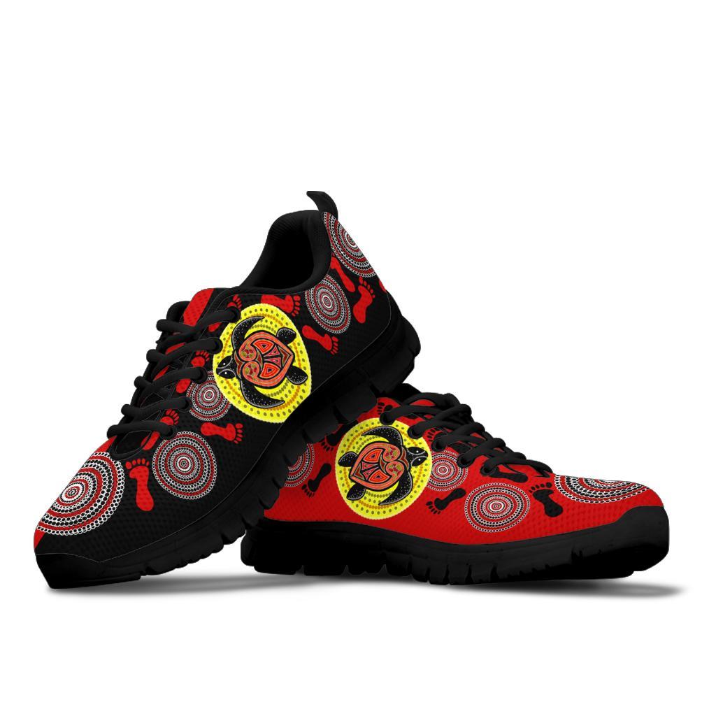 aboriginal-sneakers-turtle-footprint-circle-dot-painting-ver-02
