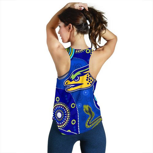 Eels Indigenous Women Racerback Tank Competitive - Vibe Hoodie