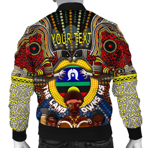 custom-text-the-land-owns-us-mens-bomber-jacket