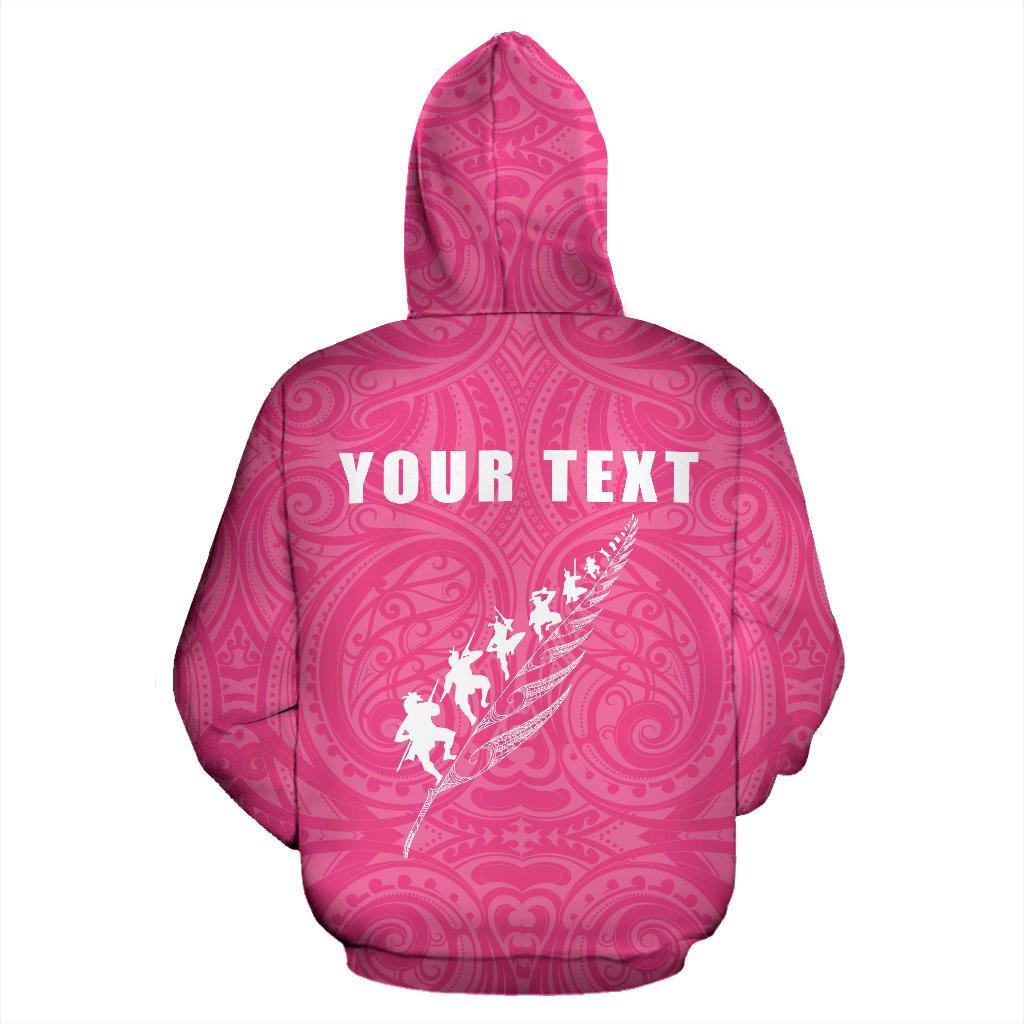 rugby-haka-fern-zip-up-hoodie-pink-custom-version