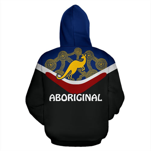 aboriginal-hoodie-kangaroo-coat-of-arms-aussie-hoodie-kangaroo