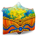 aboriginal-hooded-blanket-australia-kangaroo-sky