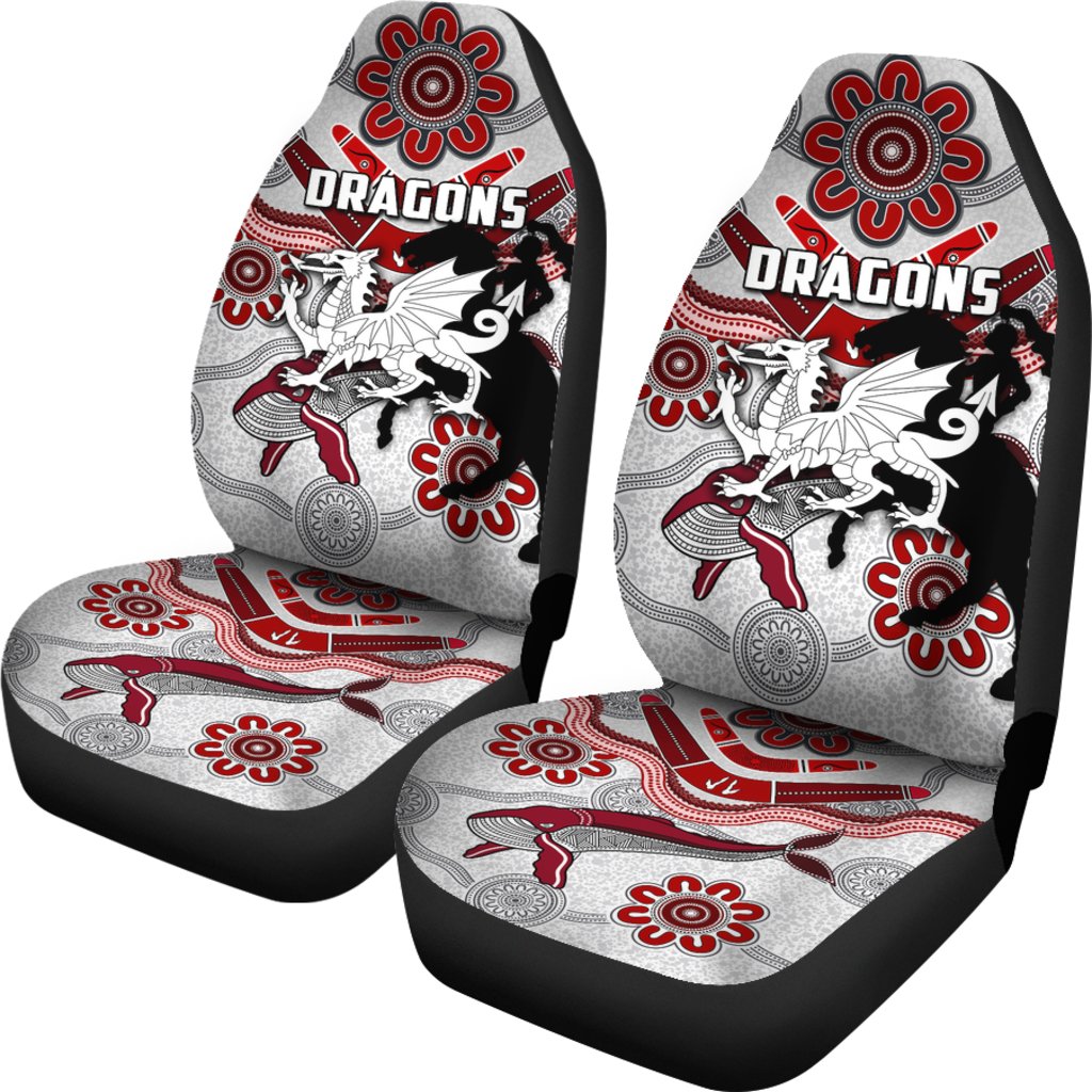 dragons-car-seat-covers-st-george-indigenous-white