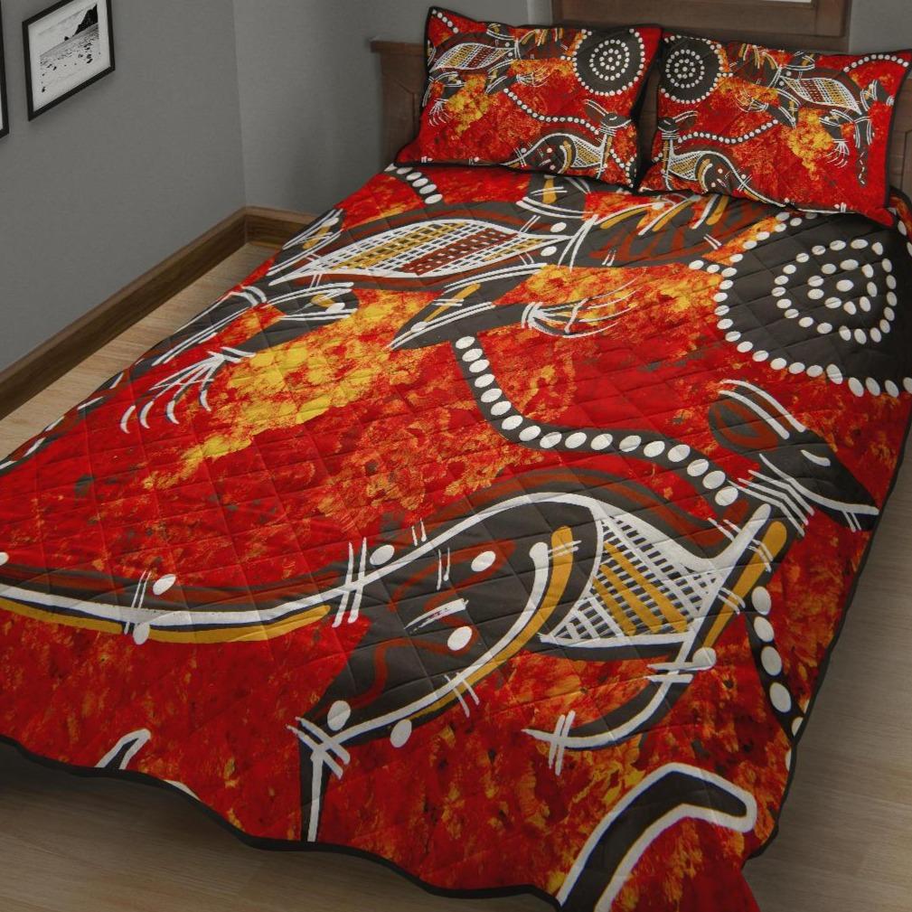 quilt-bed-sets-aboriginal-crocodile-and-kangaroo