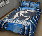 bulldogs-quilt-bed-set-indigenous-snappy