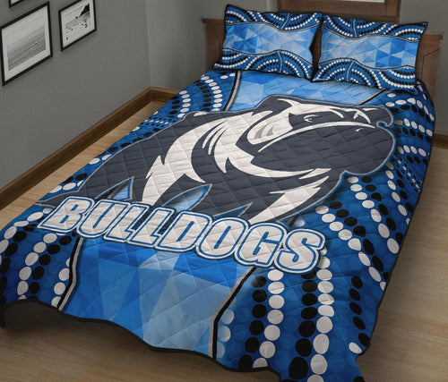 bulldogs-quilt-bed-set-indigenous-snappy