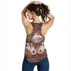 Racerback Tank - Australian Coat Of Arms Tank Aboriginal Lizard - Women - Vibe Hoodie