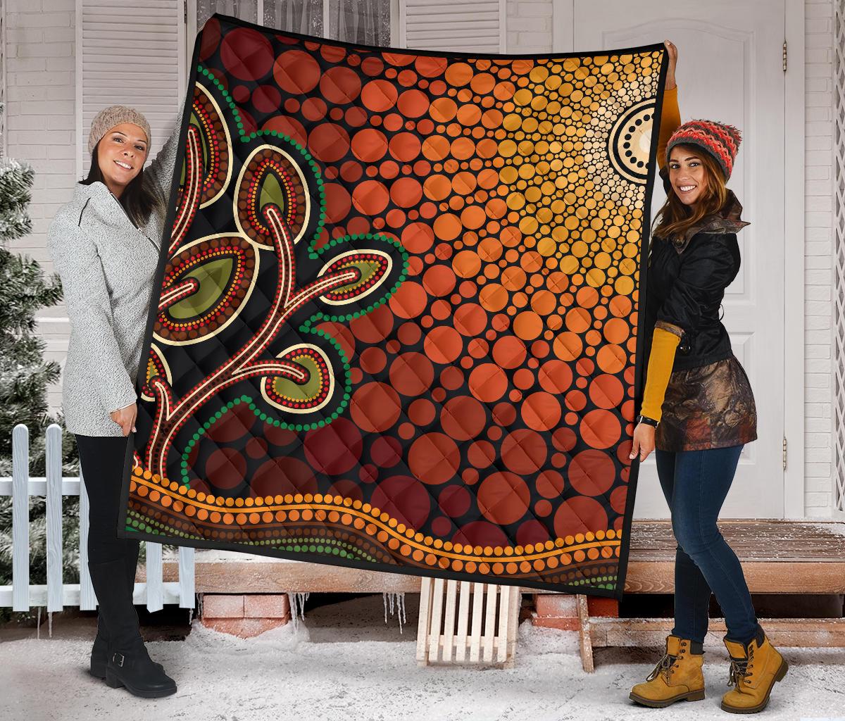 aboriginal-premium-quilt-australian-aboriginal-sunset