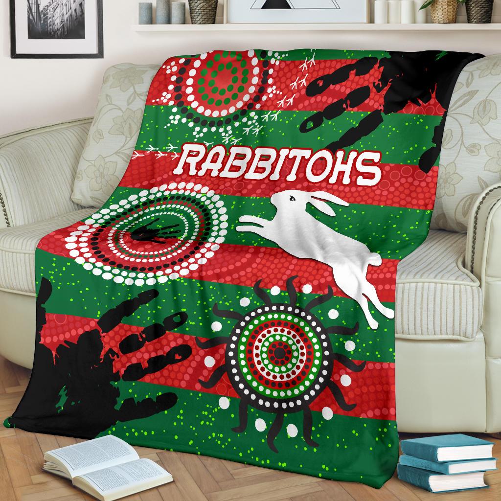 south-sydney-rabbitohs-indigenous-premium-blanket-country-style-no-1