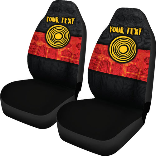 personalised-aboriginal-car-seat-covers-aussie-indigenous-flag