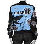 cronulla-womens-bomber-jacket-sharks-simple-indigenous-blue
