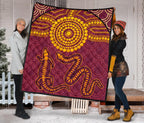 aboriginal-premium-quilt-aboriginal-snake-and-alligator