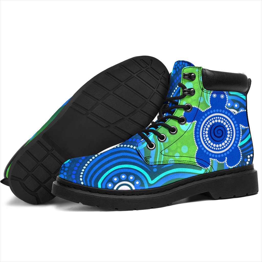 1staustrali-aboriginal-all-season-boots-aboriginal-turtle-family