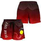 [Custom]Aboriginal All Over Print Women's Shorts - Two Indigenous Lizard - Vibe Hoodie