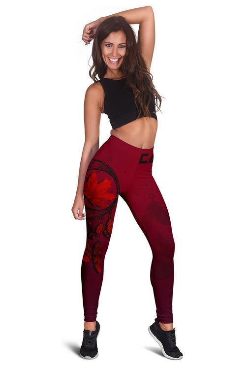 canada-maple-leaf-dreamcatcher-womens-leggings