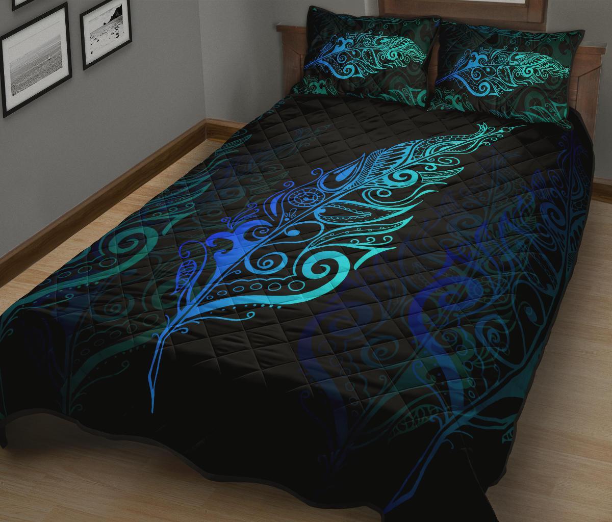 light-silver-fern-new-zealand-quilt-bed-set-blue