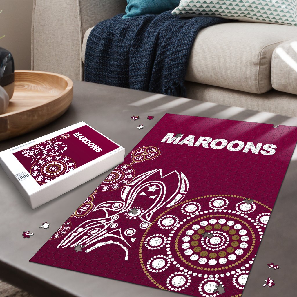 queensland-premium-wood-jigsaw-puzzle-maroons-simple-indigenous
