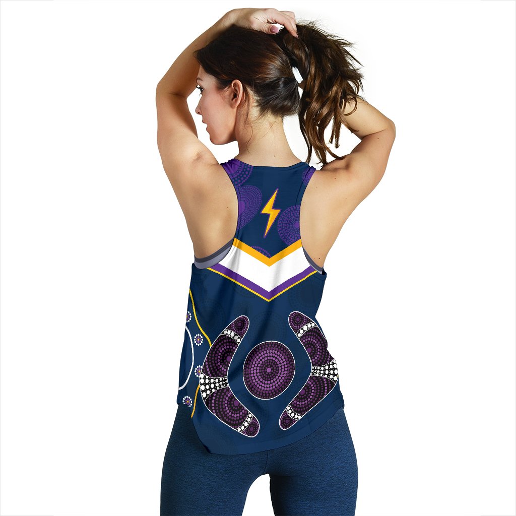 (Custom Personalised) Storm Women Racerback Tank Melbourne Indigenous Champion - Vibe Hoodie
