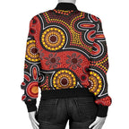 aboriginal-womens-bomber-jacket-indigenous-circle-dot-painting-style-1