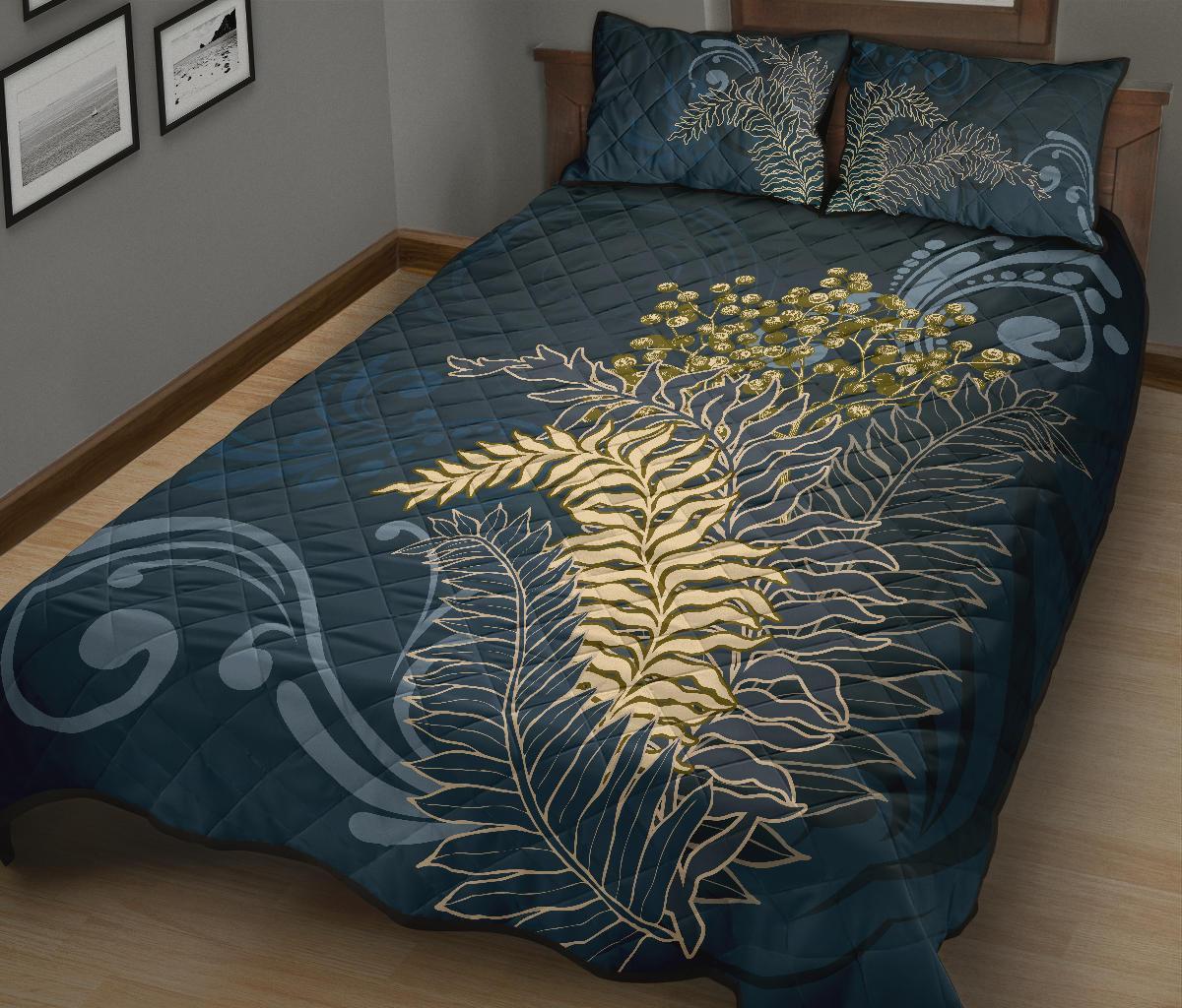 new-zealand-silver-fern-quilt-bed-set-navy