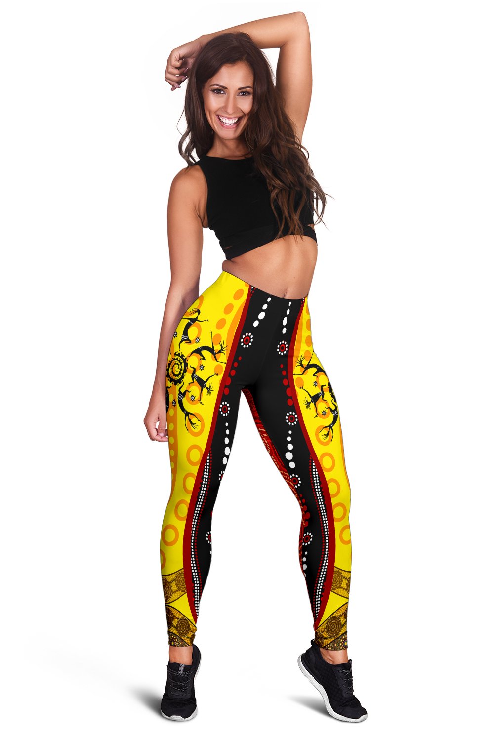 aboriginal-leggings-dreamtime-koori-dance-dot-acrylic-paint