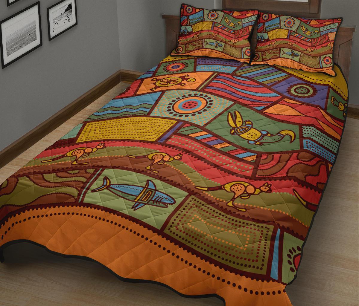 quilt-bed-set-aboriginal-art-with-animals