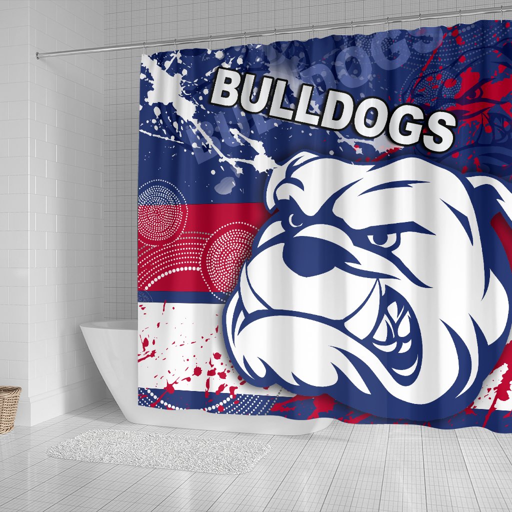 western-bulldogs-shower-curtain