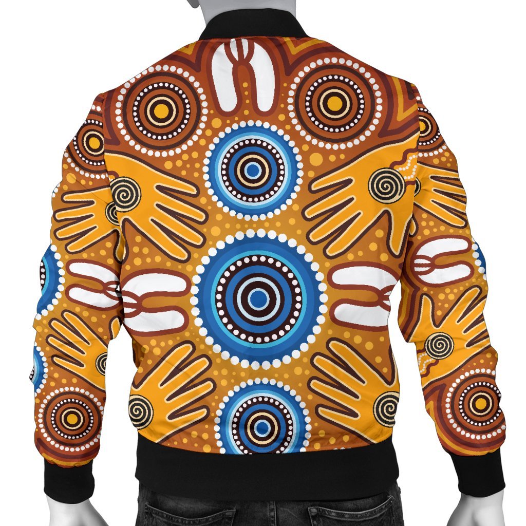mens-bomber-jackets-aboriginal-family-with-dot-painting-art