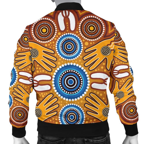 mens-bomber-jackets-aboriginal-family-with-dot-painting-art