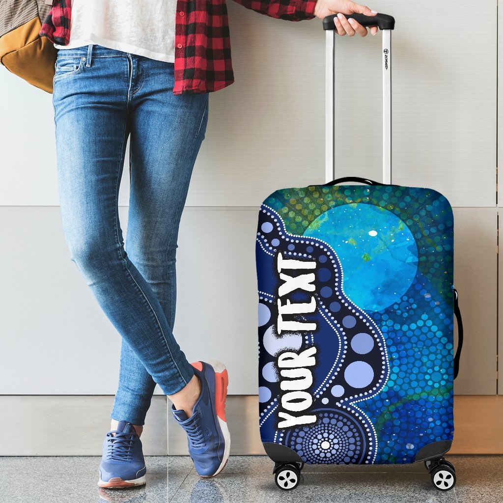 custom-text-aboriginal-luggage-covers-australia-indigenous-flag-circle-dot-painting-art-blue