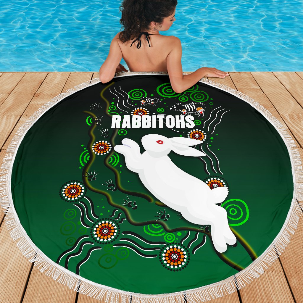 rabbitohs-beach-blanket-simple-indigenous