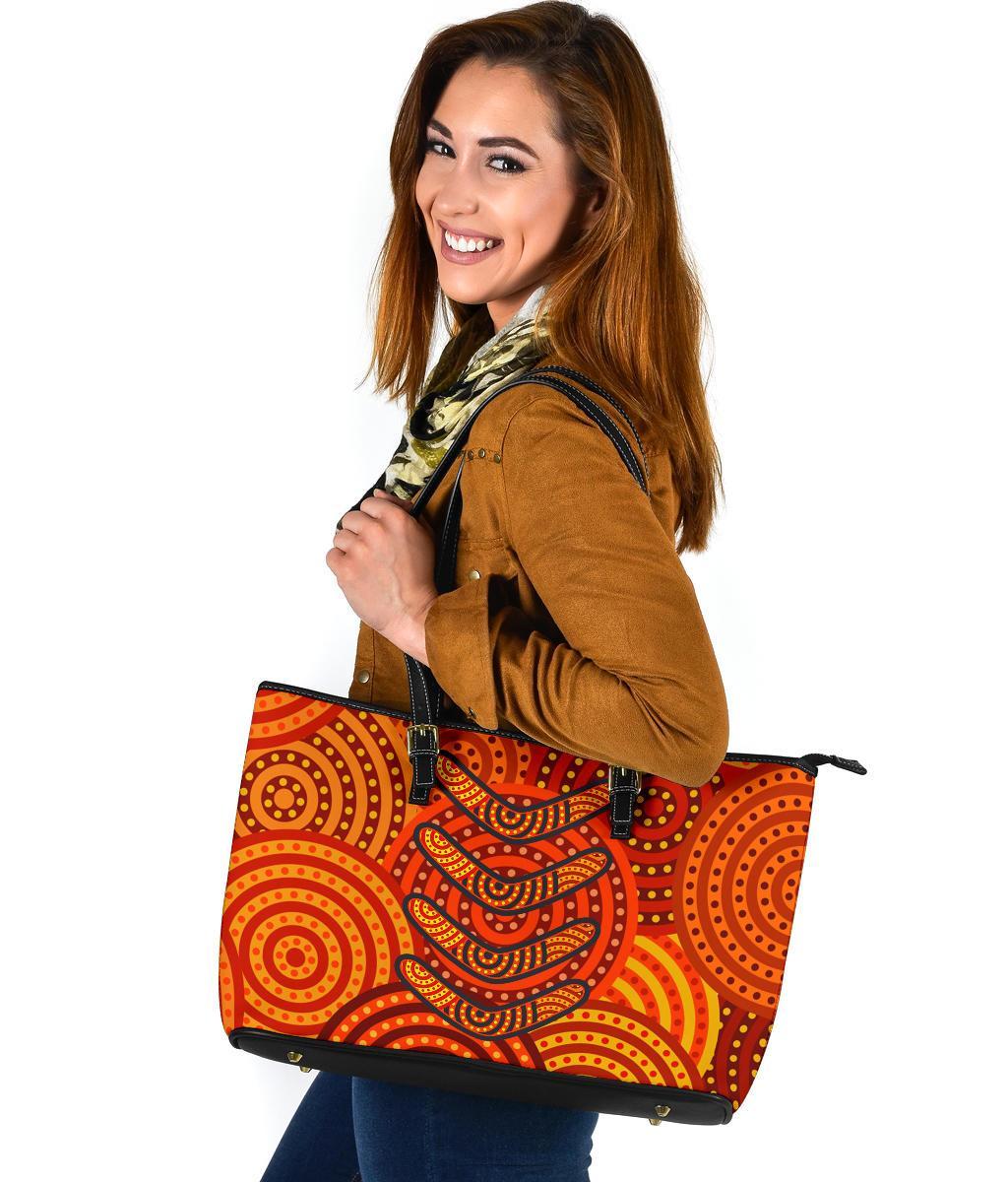 aboriginal-leather-tote-bag-aboriginal-boomerangs-and-dot-circle