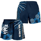 Carlton Blues All Over Print Women's Shorts Aboriginal - Vibe Hoodie