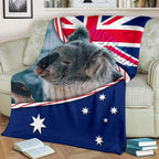 premium-blanket-australia-flag-and-coat-of-arms-blanket-koala-3d