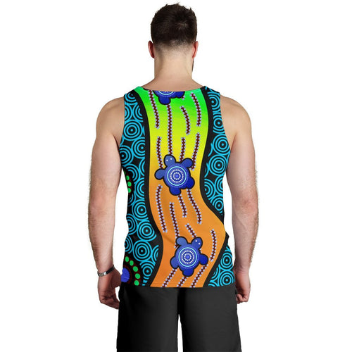 mens-tank-top-aboriginal-turtle