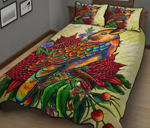 quilt-bed-set-australia-kookaburra-with-waratah
